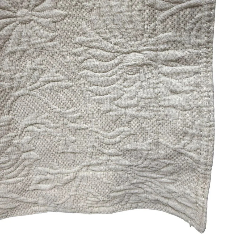 Charter Club Matelasse Pillow Sham Standard Size Pillowcase Cream
